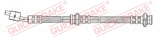 QUICK BRAKE Bremseslange 59909 for NISSAN