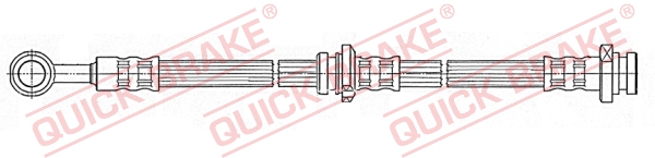 QUICK BRAKE Bremseslange 59911 for NISSAN