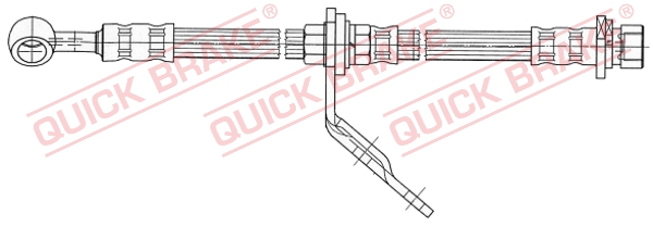 QUICK BRAKE Bremseslange 59923 for HONDA