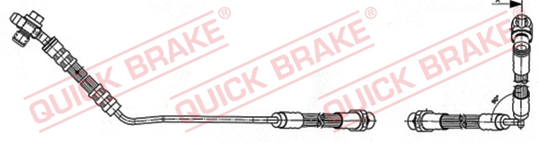 QUICK BRAKE Bremseslange 59941x for BMW