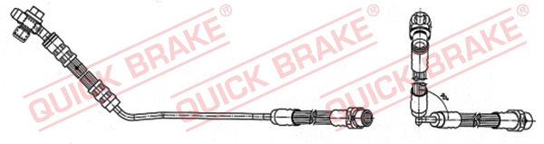 QUICK BRAKE Bremseslange 59942x for BMW