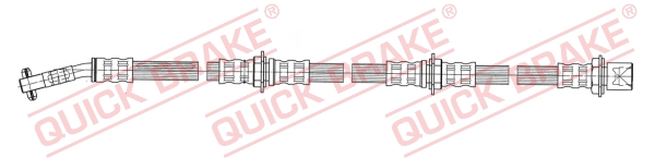 QUICK BRAKE Bremseslange 59983 for TOYOTA