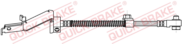 QUICK BRAKE Bremseslange 86902x for CHRYSLER