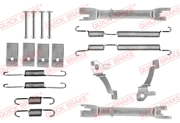 QUICK BRAKE Tilbehørssæt, bremsebakker 1050017s