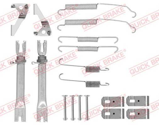 QUICK BRAKE Tilbehørssæt, bremsebakker 1050015s
