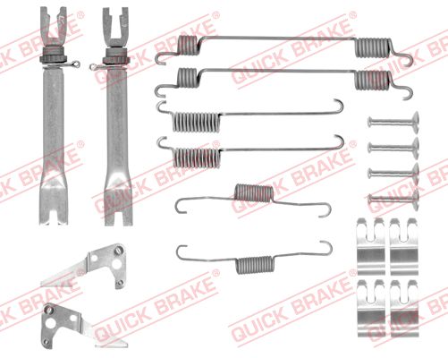 QUICK BRAKE Tilbehørssæt, bremsebakker 1050030s