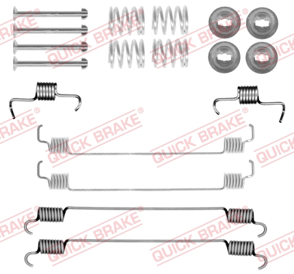 QUICK BRAKE Tilbehørssæt, bremsebakker 1050058