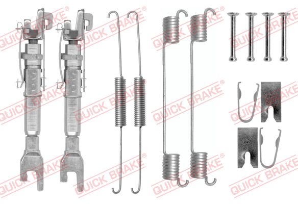 QUICK BRAKE Tilbehørssæt, bremsebakker 1050781s