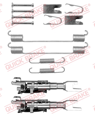 QUICK BRAKE Tilbehørssæt, bremsebakker 1050883s