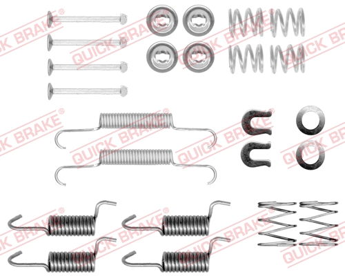 QUICK BRAKE Tilbehørssæt, parkeringsbremsebakker 1050010