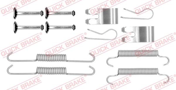 QUICK BRAKE Tilbehørssæt, parkeringsbremsebakker 1050013