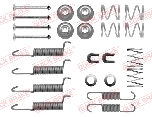QUICK BRAKE Tilbehørssæt, parkeringsbremsebakker 1050016