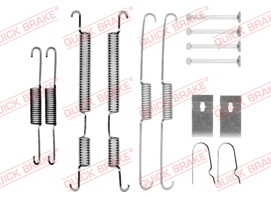 QUICK BRAKE Tilbehørssæt, bremsebakker 1050024
