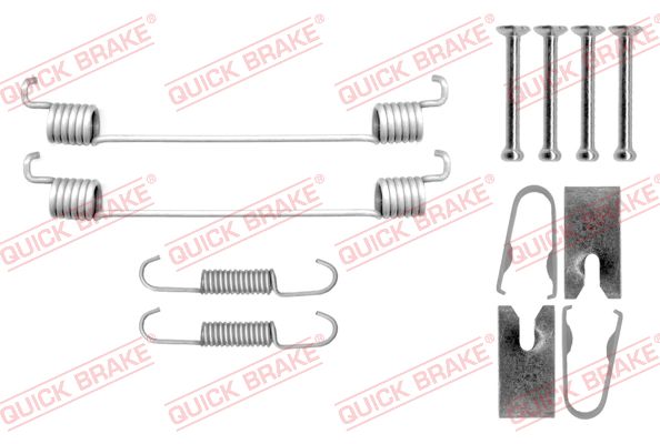QUICK BRAKE Tilbehørssæt, bremsebakker 1050040