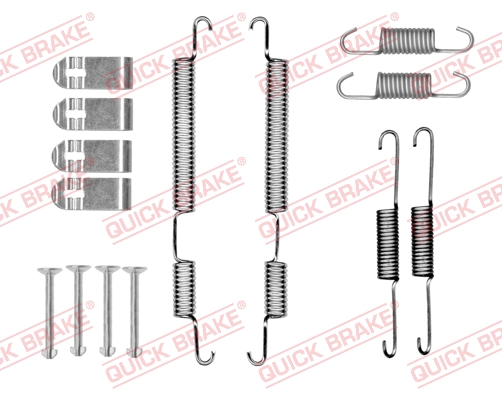 QUICK BRAKE Tilbehørssæt, bremsebakker 1050045
