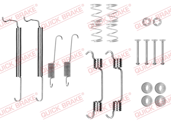 QUICK BRAKE Tilbehørssæt, bremsebakker 1050043