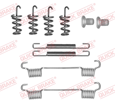 QUICK BRAKE Tilbehørssæt, parkeringsbremsebakker 1050051