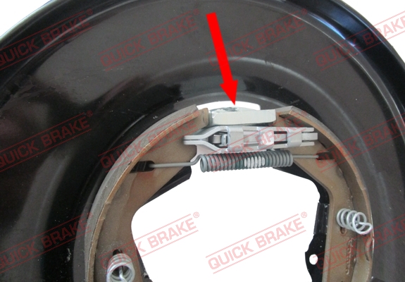 QUICK BRAKE Tilbehørssæt, parkeringsbremsebakker 1050481
