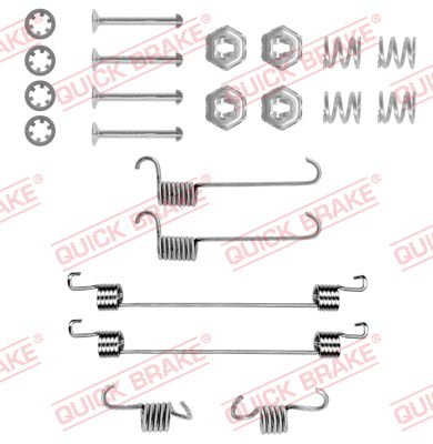 QUICK BRAKE Tilbehørssæt, bremsebakker 1050650