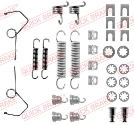 QUICK BRAKE Tilbehørssæt, bremsebakker 1050686