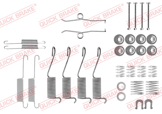 QUICK BRAKE Tilbehørssæt, bremsebakker 1050697