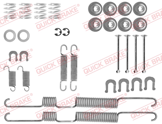 QUICK BRAKE Tilbehørssæt, bremsebakker 1050698