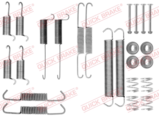 QUICK BRAKE Tilbehørssæt, bremsebakker 1050712