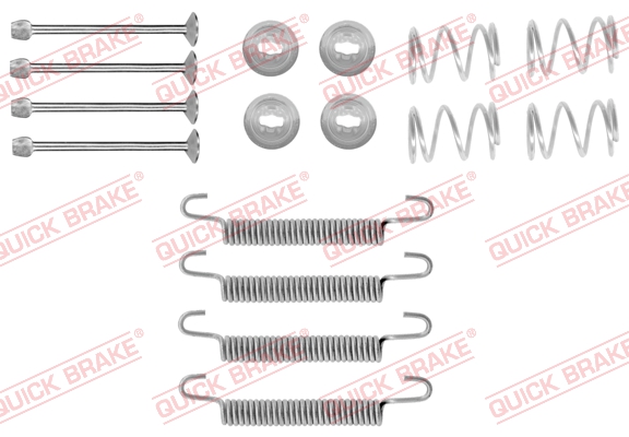 QUICK BRAKE Tilbehørssæt, parkeringsbremsebakker 1050711