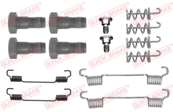 QUICK BRAKE Tilbehørssæt, parkeringsbremsebakker 1050716