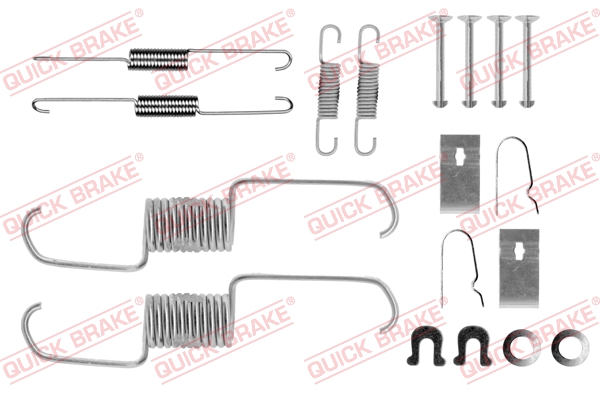 QUICK BRAKE Tilbehørssæt, bremsebakker 1050743