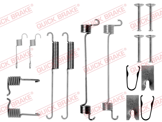 QUICK BRAKE Tilbehørssæt, bremsebakker 1050749