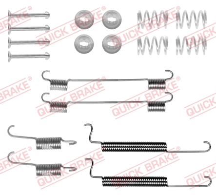 QUICK BRAKE Tilbehørssæt, bremsebakker 1050795