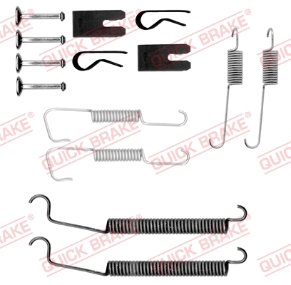 QUICK BRAKE Tilbehørssæt, bremsebakker 1050805