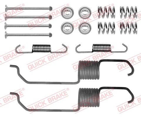 QUICK BRAKE Tilbehørssæt, bremsebakker 1050825