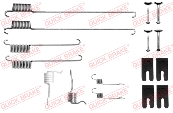 QUICK BRAKE Tilbehørssæt, bremsebakker 1050829