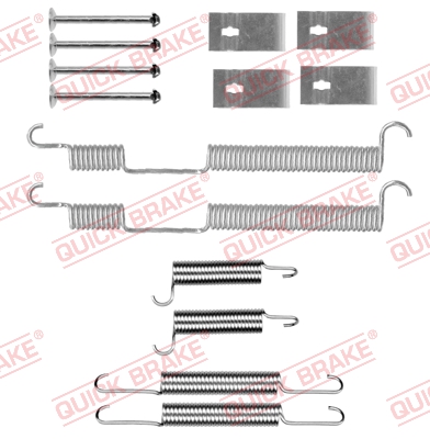 QUICK BRAKE Tilbehørssæt, bremsebakker 1050844