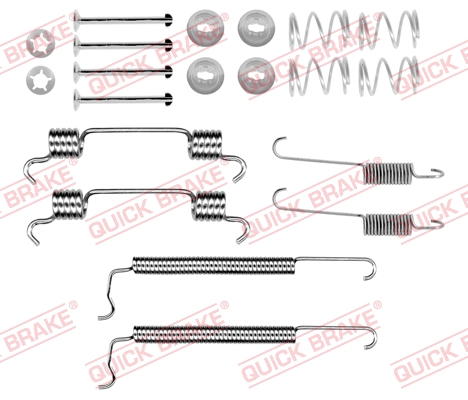 QUICK BRAKE Tilbehørssæt, bremsebakker 1050849
