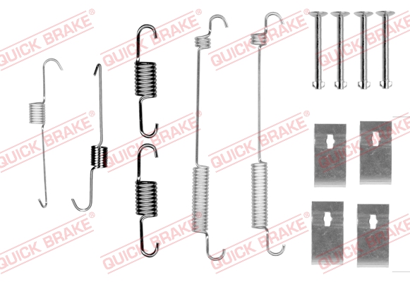 QUICK BRAKE Tilbehørssæt, bremsebakker 1050846