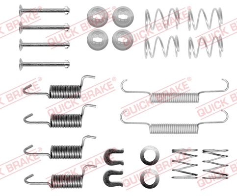 QUICK BRAKE Tilbehørssæt, parkeringsbremsebakker 1050871
