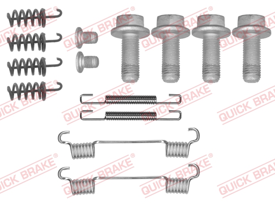 QUICK BRAKE Tilbehørssæt, parkeringsbremsebakker 1050878