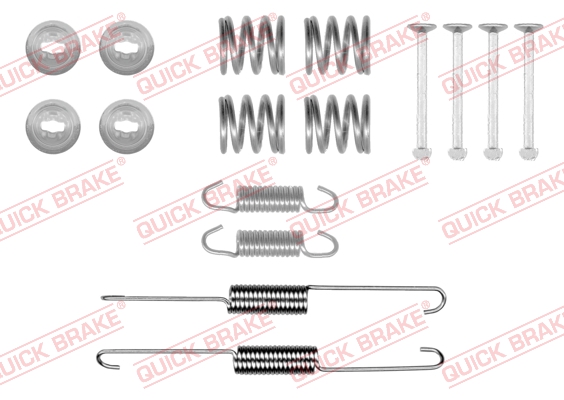 QUICK BRAKE Tilbehørssæt, bremsebakker 1050879