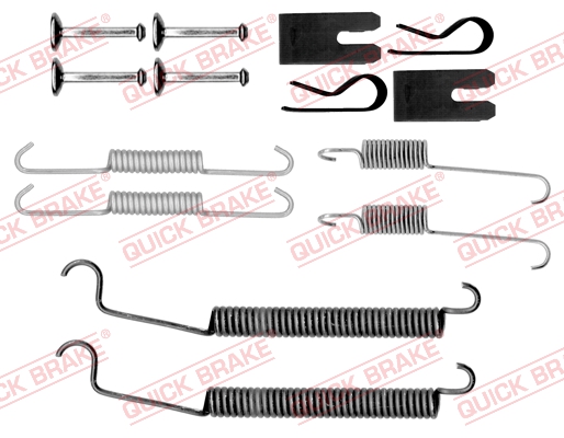 QUICK BRAKE Tilbehørssæt, bremsebakker 1050891