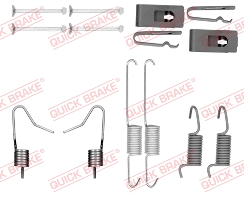 QUICK BRAKE Tilbehørssæt, parkeringsbremsebakker 1050898