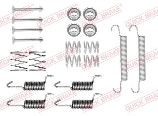 QUICK BRAKE Tilbehørssæt, parkeringsbremsebakker 1050899