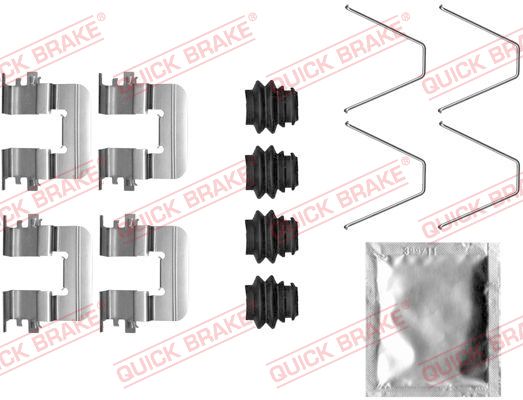 QUICK BRAKE Tilbehørssæt, skivebremsebelægning 1090046