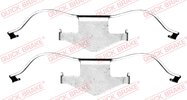 QUICK BRAKE Tilbehørssæt, skivebremsebelægning 1091659
