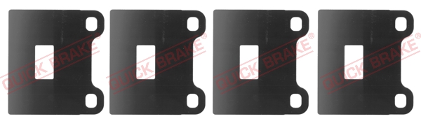 QUICK BRAKE Anti-hyl-folie, bremsebelægning (bagplade) w1214
