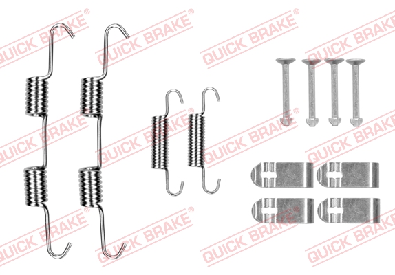 QUICK BRAKE Tilbehørssæt, parkeringsbremsebakker 1050077