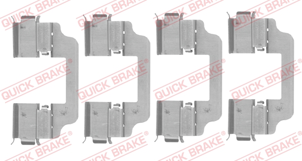 QUICK BRAKE Tilbehørssæt, skivebremsebelægning 1090153