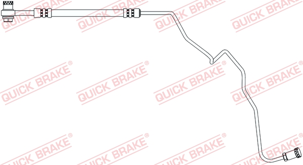 QUICK BRAKE Bremseslange 96.019X for VW